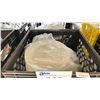 Image 2 : 2 PLASTIC CRATES OF 8" WHITE COMMERCIAL RESTAURANT PLATES *CRATES INCLUDED*