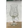 Image 2 : 2 COMMERCIAL DISH TRAYS OF 7"H FLUTED COMMERCIAL RESTAURANT WINE / WATER GLASSES *TRAYS INCLUDED*