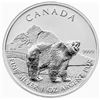 Image 1 : 1-OZ 2011 GRIZZLY BEAR SILVER COIN, ROYAL CANADIAN