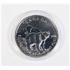 Image 2 : 1-OZ 2011 GRIZZLY BEAR SILVER COIN, ROYAL CANADIAN