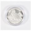 Image 2 : 1/4-OZ SILVER INCUSE INDIAN SILVER ROUND IN CAPSULE