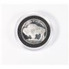 Image 1 : 1/10-OZ SILVER BUFFALO ROUND IN CAPSULE