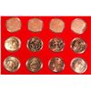 Image 3 : COMPLETE SET OF TWELVE ZODIAC 1-OZ.999 FINE COPPER