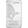 Image 1 : 10-OZ SILVER GOLD BULL SILVER BAR IN PROTECTIVE