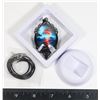 Image 1 : ELEGANT NORTHERN LIGHTS OVAL PENDANT NECKLACE IN