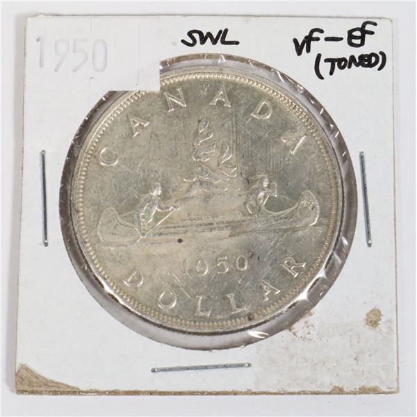 1950 CANADA SILVER DOLLAR