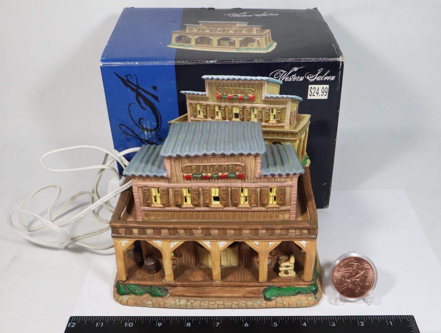 SHERIFF 1-OZ 999 FINE COPPER ROUND IN CAPSULE