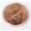 Image 2 : SHERIFF 1-OZ 999 FINE COPPER ROUND IN CAPSULE