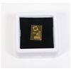 Image 1 : 1 GRAM GOLD BAR IN NICE DISPLAY CASE