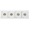 Image 1 : FOUR CANADA 10 CENT SILVER DIMES