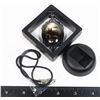 Image 1 : ELEGANT BLACK PENDANT WITH  HAUNTED HOUSE,