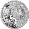 Image 1 : YURI GAGARIN INTERKOSMOS 2021 1-OZ SILVER
