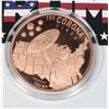 Image 1 : TRUMP CORONA VIRUS 1-OZ COPPER ROUND, PROOF LIKE
