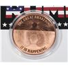 Image 1 : TRUMP GREAT AWAKENING 1-OZ COPPER ROUND PROOF LIKE