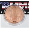Image 1 : TRUMP CROSSING DMZ 1-OZ COPPER ROUND, PROOF LIKE
