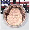 Image 1 : TRUMP MELANIA 1-OZ COPER ROUND, PROOF LIKE