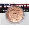 Image 1 : TRUMP DEPLORABLES 1-OZ COPER ROUND, PROOF LIKE