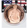 Image 1 : TRUMP FIGHTER 1-OZ COPER ROUND, PROOF LIKE