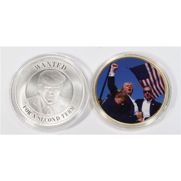 1-OZ DONALD TRUMP MUGSHOT SILVER ROUND WITH