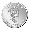 Image 1 : 1-OZ SLAVE QUEEN WIDE REED SILVER ROUND 2013