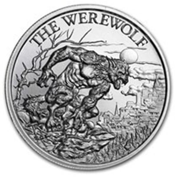 THE WEREWOLF 2 TROY OUNCE 39MM IN CAPSULE