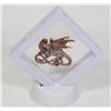 Image 2 : VINTAGE DRAGON BROOCH PIN IN FLOATING DISPLAY