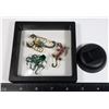 Image 1 : VIBRANT GREEN OCTOPUS, GOLDEN GECKO LIZARD,