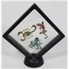 Image 2 : VIBRANT GREEN OCTOPUS, GOLDEN GECKO LIZARD,