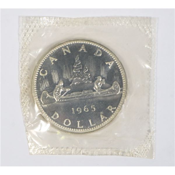 1965 CANADA SILVER DOLLAR PROOF LIKE, STILL IN