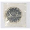 Image 1 : 1965 CANADA SILVER DOLLAR PROOF LIKE, STILL IN