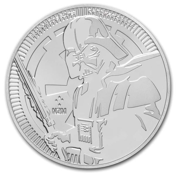 1-OZ 2019 STAR WARS: DARTH VADER SILVER COIN