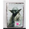 Image 1 : STAR WARS MASTER YODA VINTAGE STYLE METAL SIGN