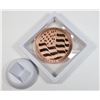 Image 1 : 5-OZ GSM COPPER EAGLE ROUND IN FLOATING DISPLAY