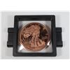 Image 1 : 5-OZ WALKING LIBERTY COPPER ROUND IN FLOATING