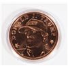 Image 1 : 1-OZ TRUMP MAGA HAT IN COPPER ROUND IN CAPSULE