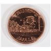Image 1 : 1-OZ TRUMPS WALL COPPER ROUND IN CAPSULE