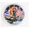 Image 2 : PATRIOTIC TANK BATTLE 2020 1-OZ AMERICAN SILVER