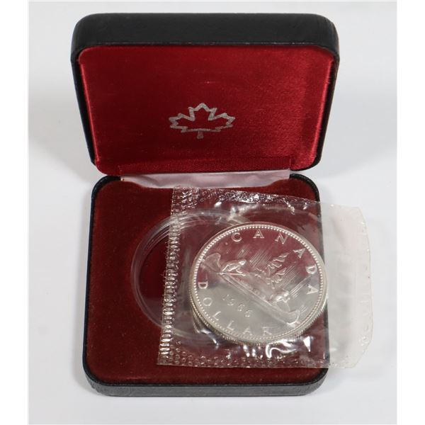 1966 CANADIAN SILVER DOLLAR -PROOF LIKE-