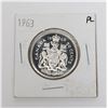 Image 1 : 1963 CANADIAN SILVER HALF DOLLAR -PROOF LIKE-