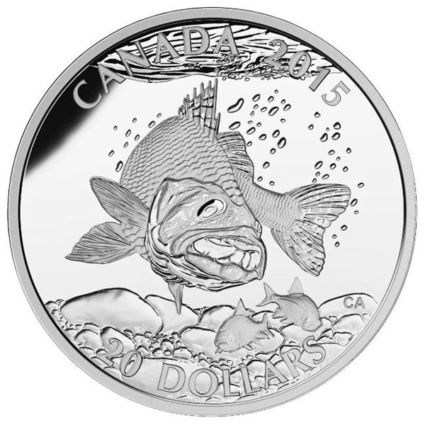 1-OZ 2015 AMERICAN SPORTFISH: WALLEYE