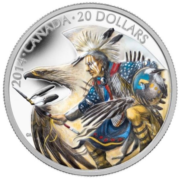 1-OZ 2014 CANADA $20 LEGEND OF NANABOOZHOO