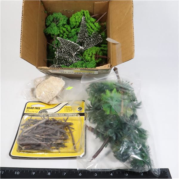 BOX OF TREES ECT FOR DIORAMAS