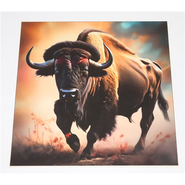 NATIVE AMERICAN INDIAN THEMED UNFRAMED WALL ART