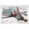 Image 1 : SPITFIRE BATTLE OF BRITAIN 12" X 16" CANVAS
