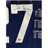 Image 2 : DARRYL SITTLER SIGNED TORONTO MAPLE LEAFS STAT JERSEY 34/199 AUTOGRAPH AUTHENTICS