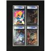 Image 1 : LOT OF 4 GRADED MARVEL/SPAWN CARDS
