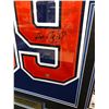 Image 2 : PROFESSIONALLY FRAMED WAYNE GRETZKY SIGNED EDMONTON OILERS JERSEY (FRAMEWORTH SPORTS COA)