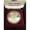 Image 2 : WAYNE GRETZKY COMMEMORATIVE PROOF LIMITED EDITION 1851 POINTS COIN