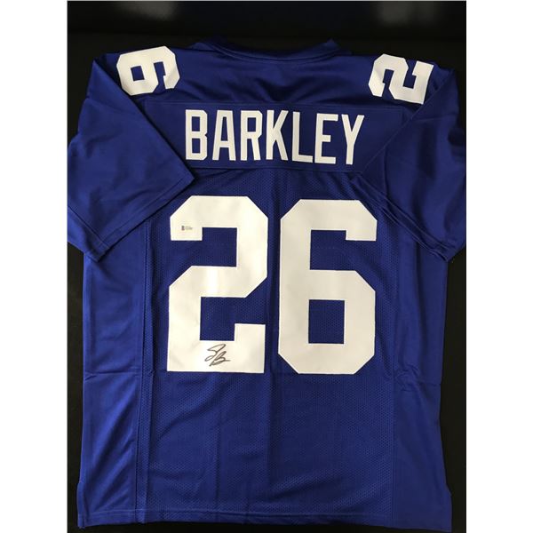 SAQUON BARKLEY SIGNED JERSEY BECKETT COA