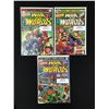 Image 1 : LOT OF 3 VINTAGE WAR OF THE WORLDS COMICS (MARVEL COMICS)